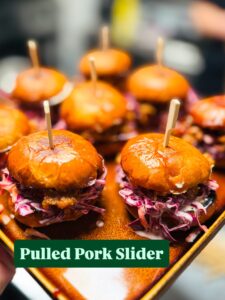 pulled pork slider