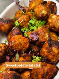 sweetpotato falafel